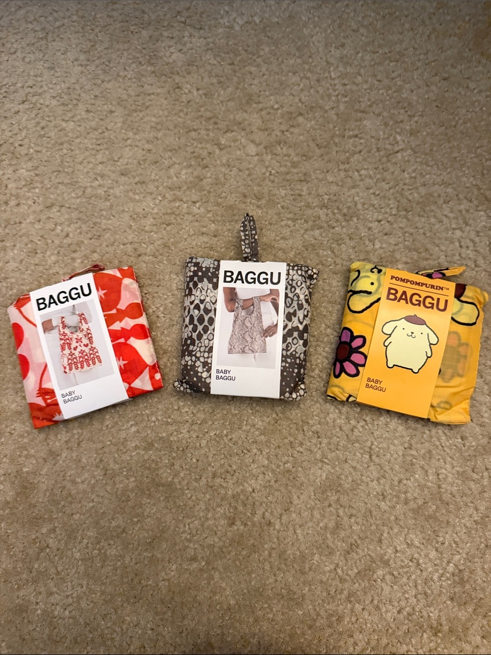 NWT baby baggu reusable totes